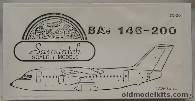 Sasquatch 1/144 Bae-146 -200, SQ-20 plastic model kit